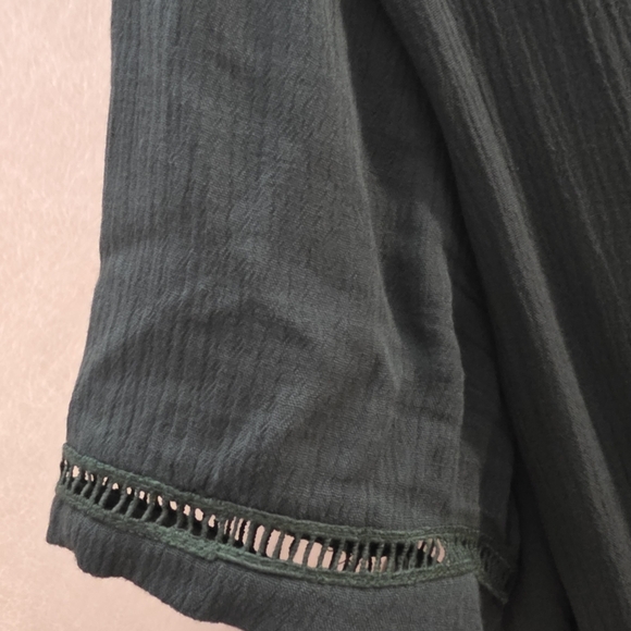 Lulus Womens Green Lace Dress Sz Medium - Picture 6 of 6